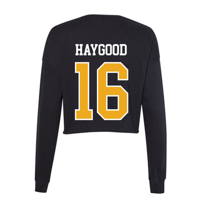 Missouri - NCAA Football : Brendon Haygood - Women's Cropped Crew Fleece-1