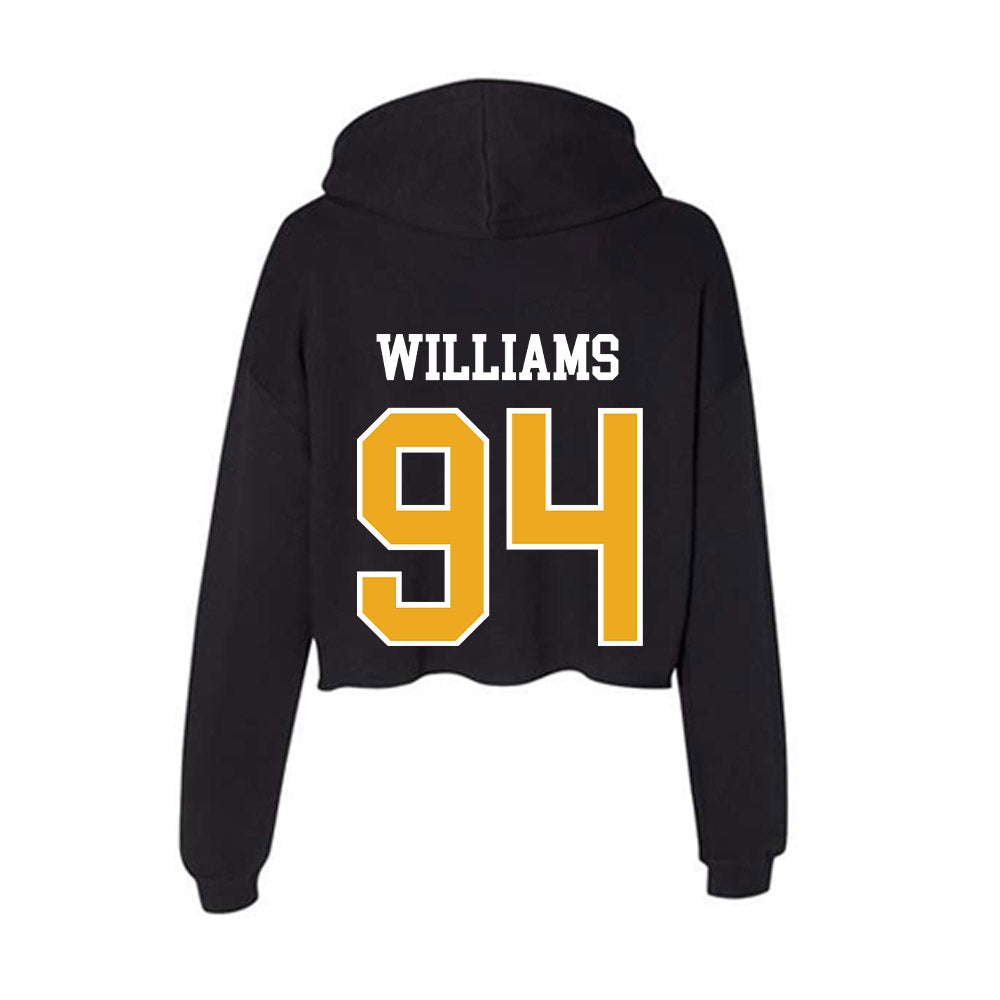 Missouri - NCAA Football : Samuel Williams - Women's Crop Fleece Hoodie-1