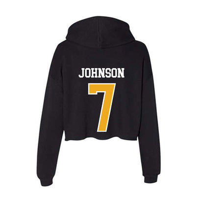 Missouri - NCAA Women's Volleyball : Kimani Johnson - Women's Crop Fleece Hoodie-1