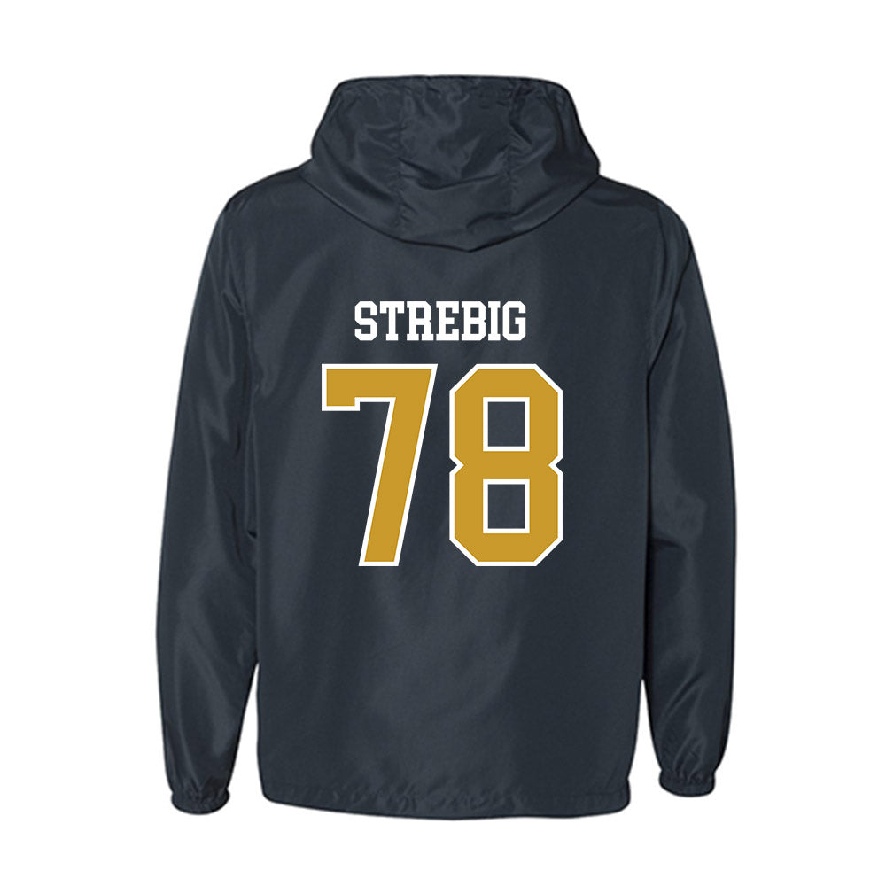 Notre Dame - NCAA Football : Owen Strebig - Windbreaker-1