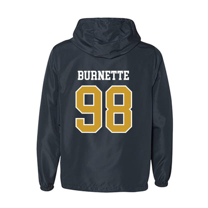 Notre Dame - NCAA Football : Noah Burnette - Windbreaker-1