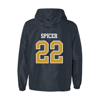 Notre Dame - NCAA Men's Soccer : Nolan Spicer - Windbreaker-1