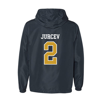 Notre Dame - NCAA Men's Ice Hockey : Jimmy Jurcev - Windbreaker-1