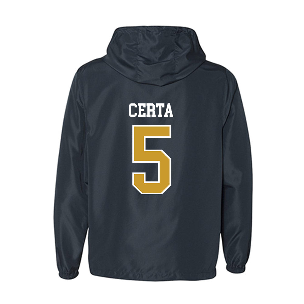 Notre Dame - NCAA Men's Basketball : Cole Certa - Windbreaker-1