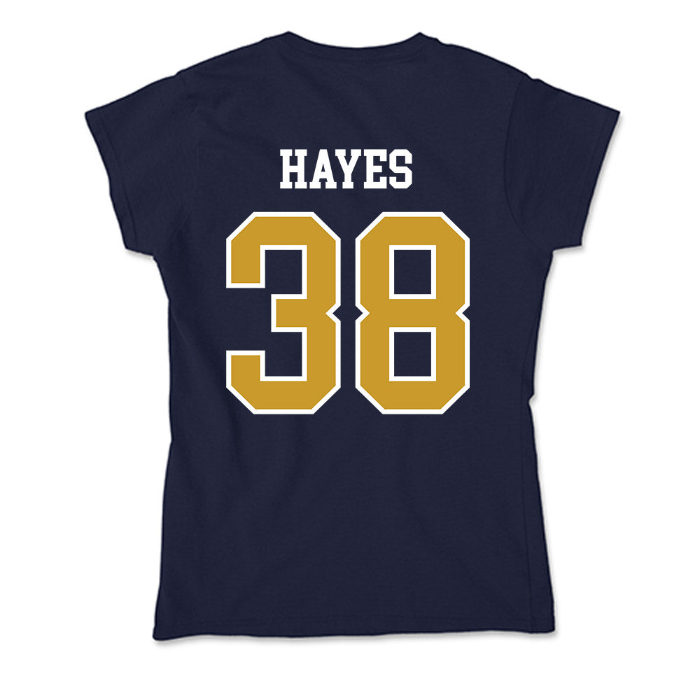 Notre Dame - NCAA Baseball : Anderson Hayes - Soft Style Women’s T-Shirt-1