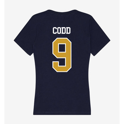 Notre Dame - NCAA Women's Soccer : Charlie Codd - Women's V-Neck T-Shirt-1