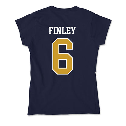 Notre Dame - NCAA Men's Lacrosse : Fisher Finley - Soft Style Women’s T-Shirt-1