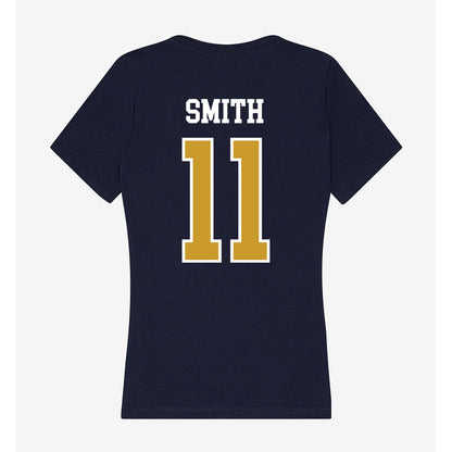 Notre Dame - NCAA Football : KK Smith - Women's V-Neck T-Shirt-1