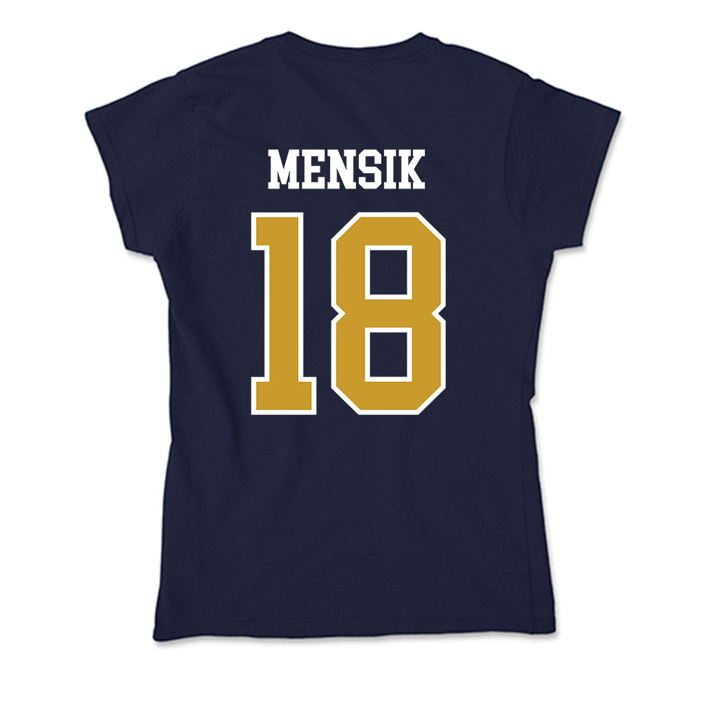 Notre Dame - NCAA Women's Soccer : Berkley Mensik - Soft Style Women’s T-Shirt-1