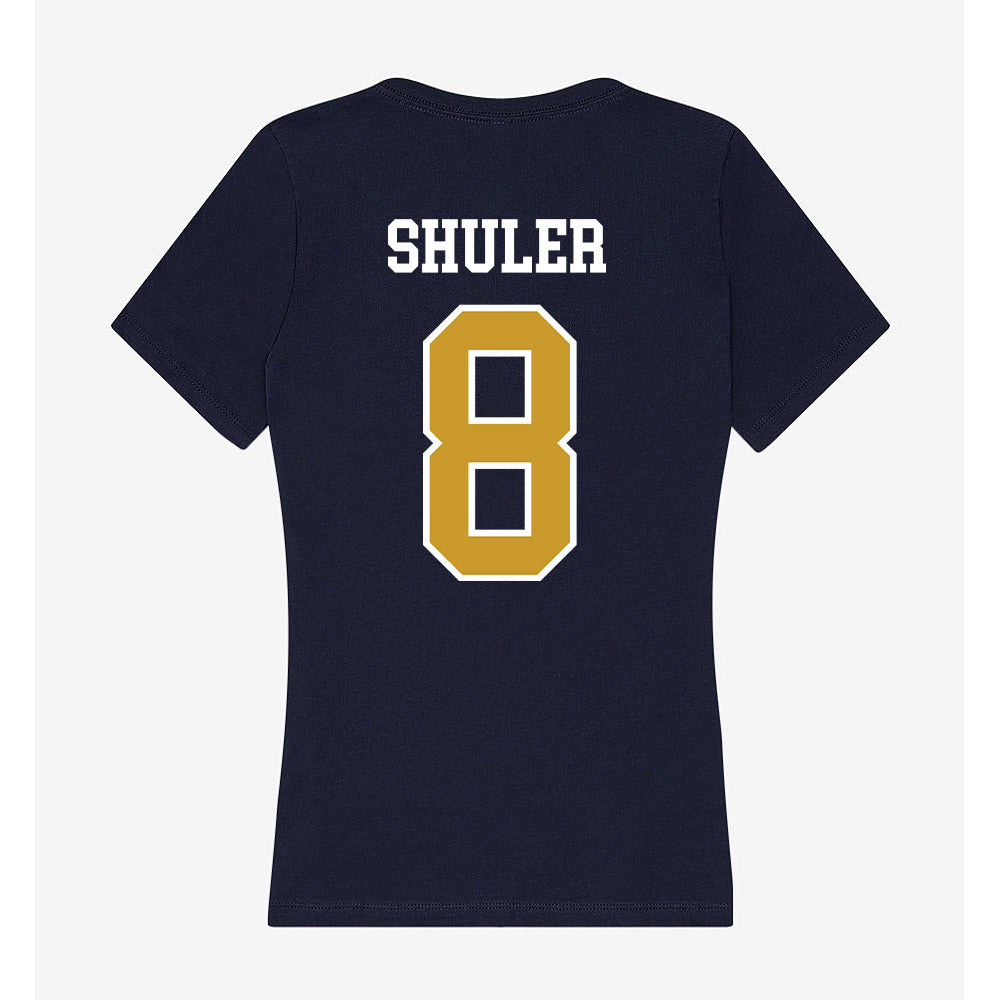 Notre Dame - NCAA Football : Adon Shuler - Women's V-Neck T-Shirt-1