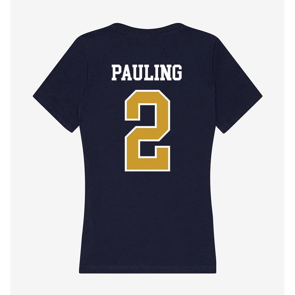 Notre Dame - NCAA Football : William Pauling - Women's V-Neck T-Shirt-1