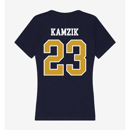 Notre Dame - NCAA Softball : Kamryn Kamzik - Women's V-Neck T-Shirt-1