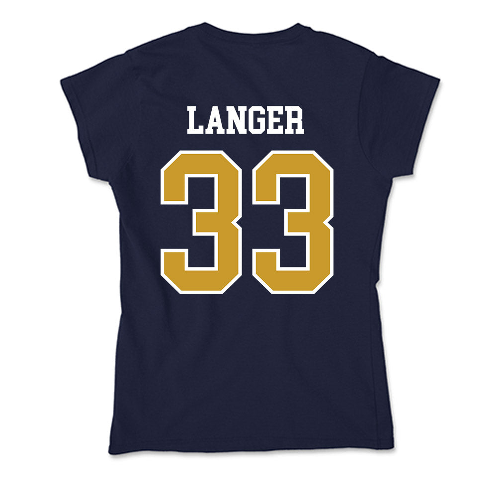 Notre Dame - NCAA Women's Volleyball : Grace Langer - Soft Style Women’s T-Shirt-1