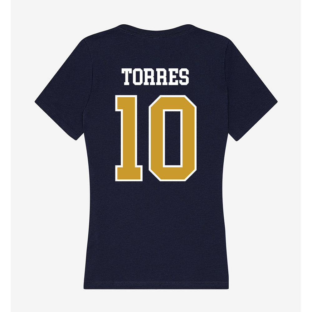Notre Dame - NCAA Softball : Jillian Torres - Women's V-Neck T-Shirt-1