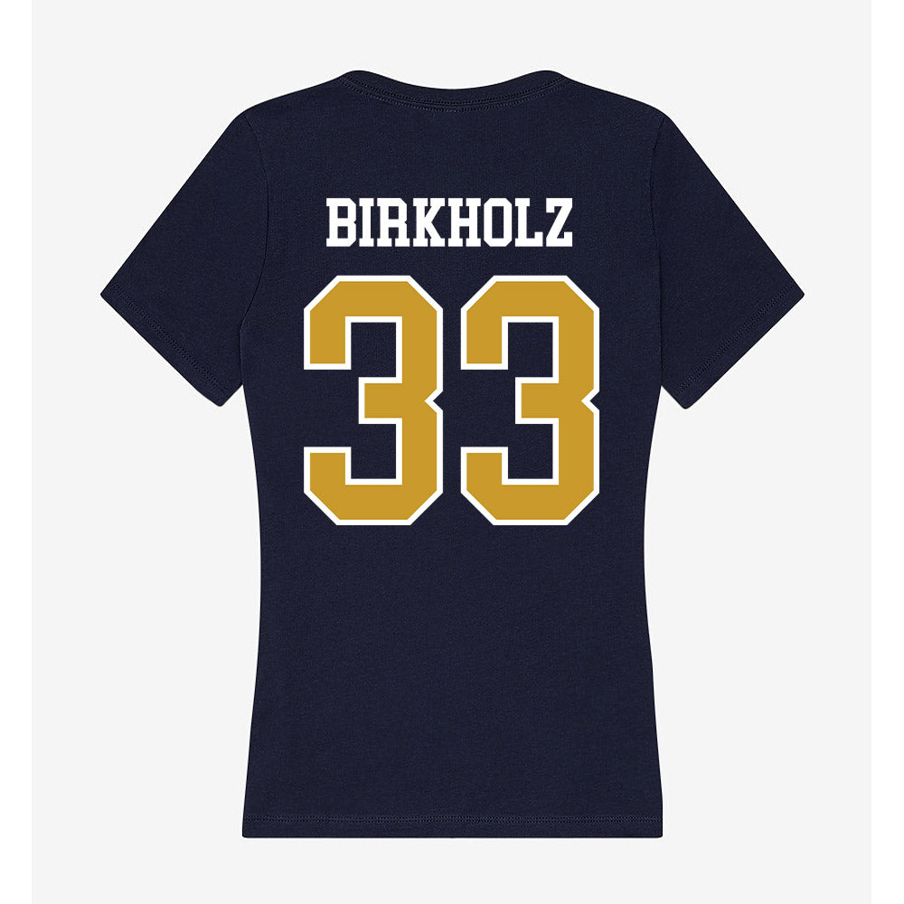 Notre Dame - NCAA Baseball : Radek Birkholz - Women's V-Neck T-Shirt-1