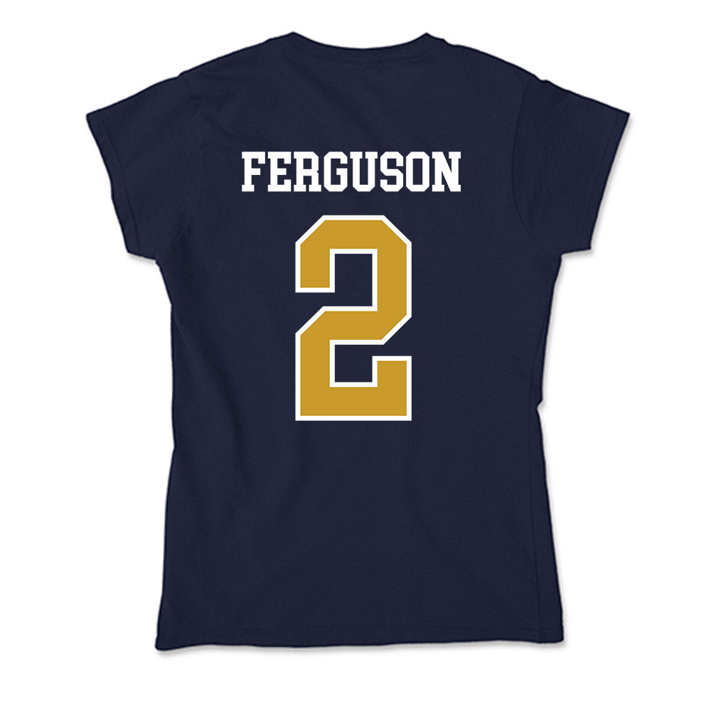 Notre Dame - NCAA Men's Soccer : Mitch Ferguson - Soft Style Women’s T-Shirt-1