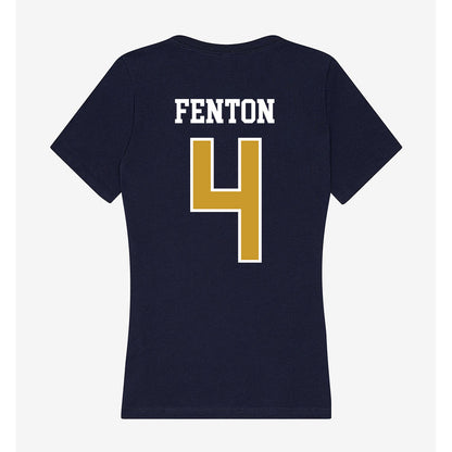 Notre Dame - NCAA Women's Volleyball : Lily Fenton - Women's V-Neck T-Shirt-1