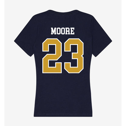 Notre Dame - NCAA Women's Lacrosse : Molly Moore - Women's V-Neck T-Shirt-1