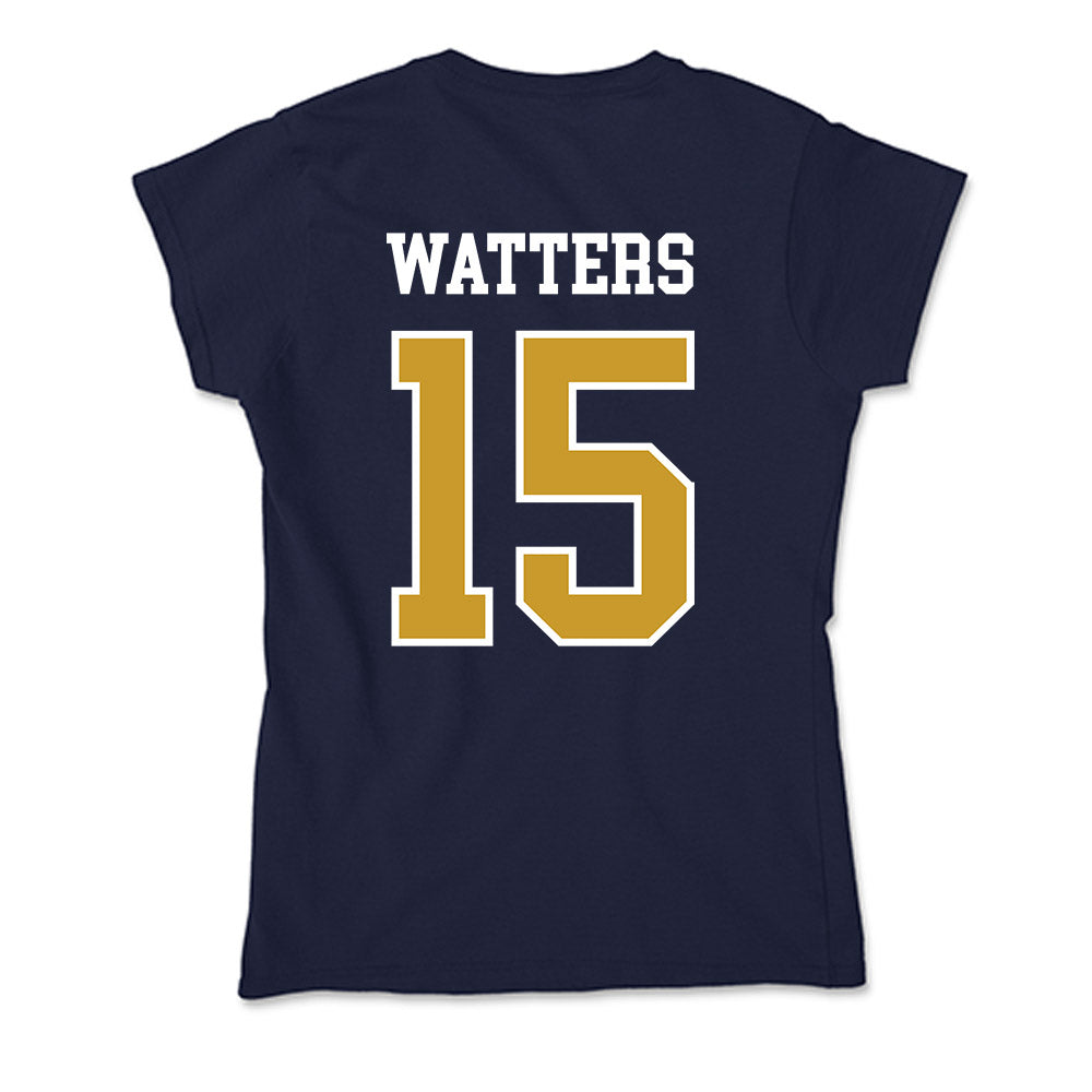 Notre Dame - NCAA Baseball : Brenson Watters - Soft Style Women’s T-Shirt-1