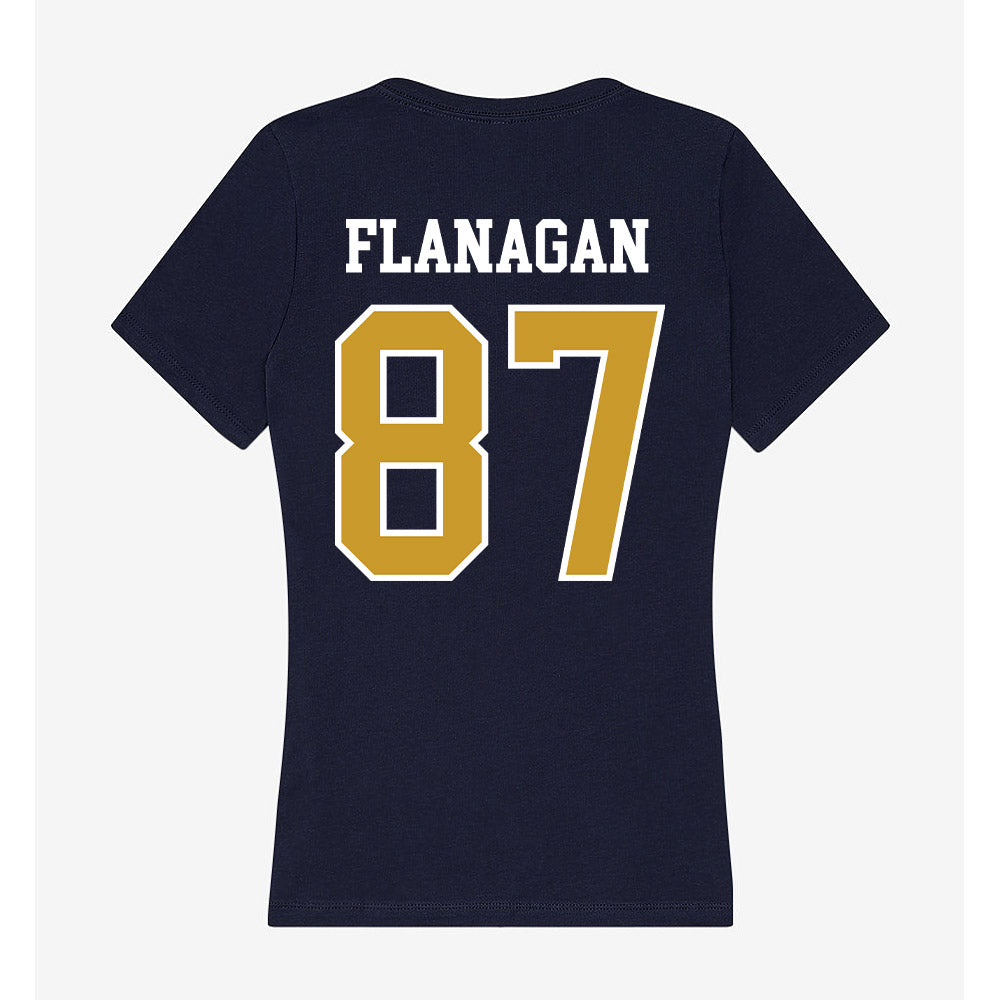 Notre Dame - NCAA Football : Cooper Flanagan - Women's V-Neck T-Shirt-1