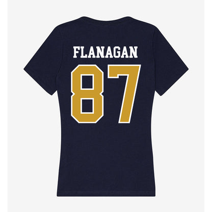 Notre Dame - NCAA Football : Cooper Flanagan - Women's V-Neck T-Shirt-1