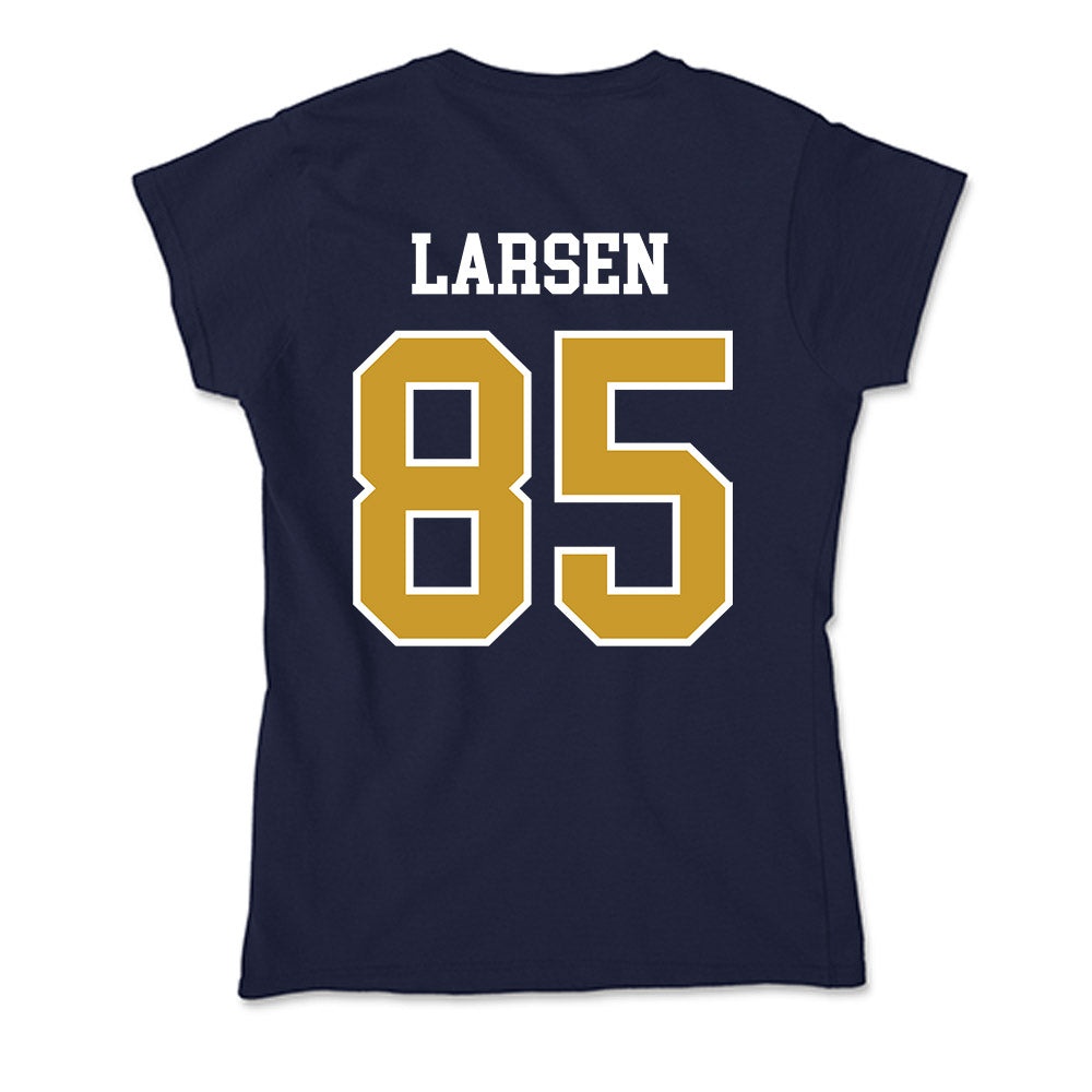 Notre Dame - NCAA Football : Jack Larsen - Soft Style Women’s T-Shirt-1