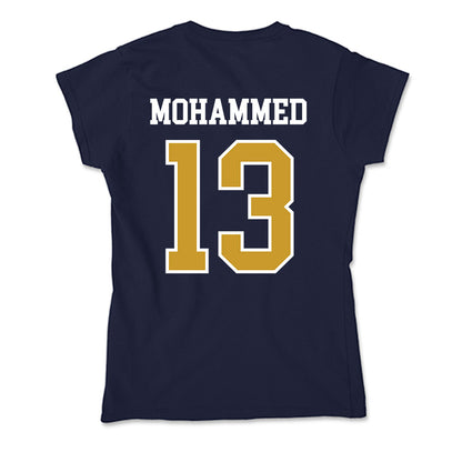 Notre Dame - NCAA Men's Basketball : Sir Mohammed - Soft Style Women’s T-Shirt-1
