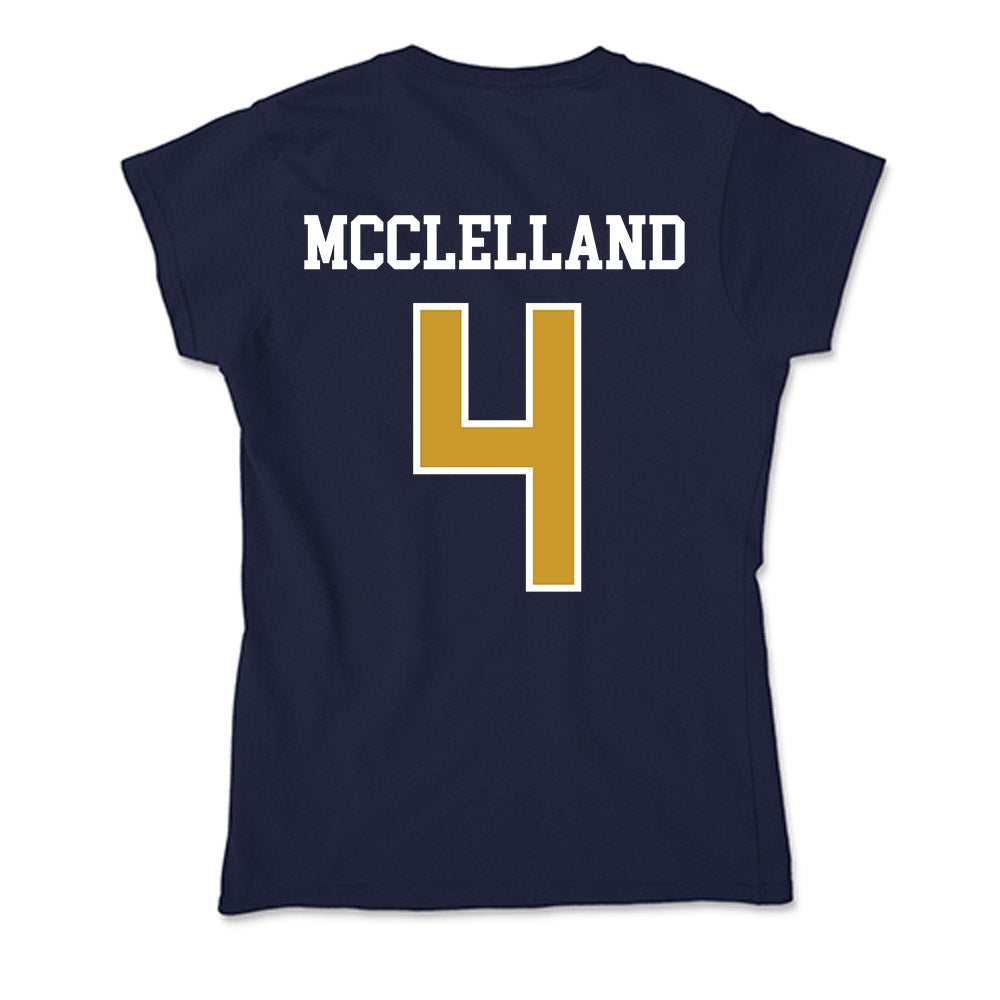 Notre Dame - NCAA Women's Lacrosse : Ellie McClelland - Soft Style Women’s T-Shirt-1
