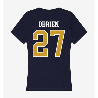 Notre Dame - NCAA Softball : Caroline OBrien - Women's V-Neck T-Shirt-1