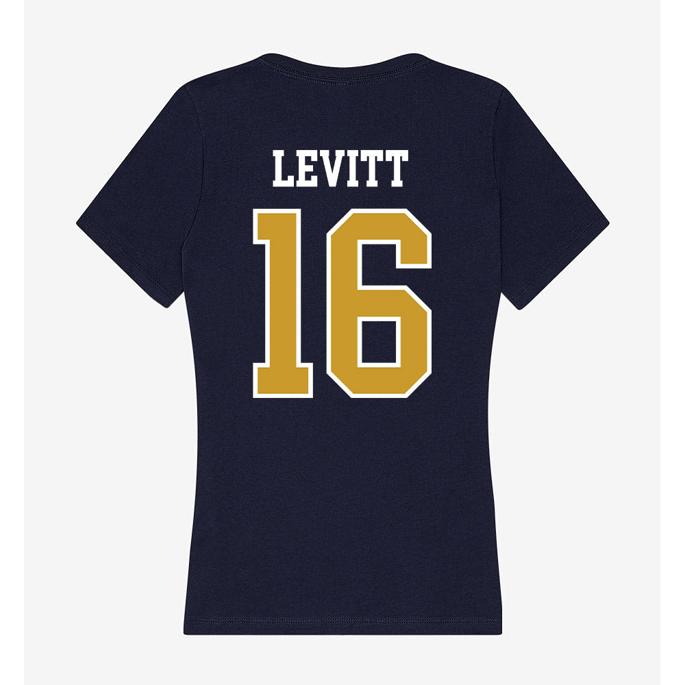 Notre Dame - NCAA Softball : Olivia Levitt - Women's V-Neck T-Shirt-1