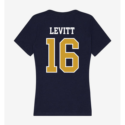 Notre Dame - NCAA Softball : Olivia Levitt - Women's V-Neck T-Shirt-1