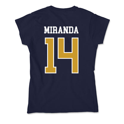 Notre Dame - NCAA Baseball : Shane Miranda - Soft Style Women’s T-Shirt-1