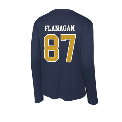 Notre Dame - NCAA Football : Cooper Flanagan - Activewear Long Sleeve T-Shirt-1