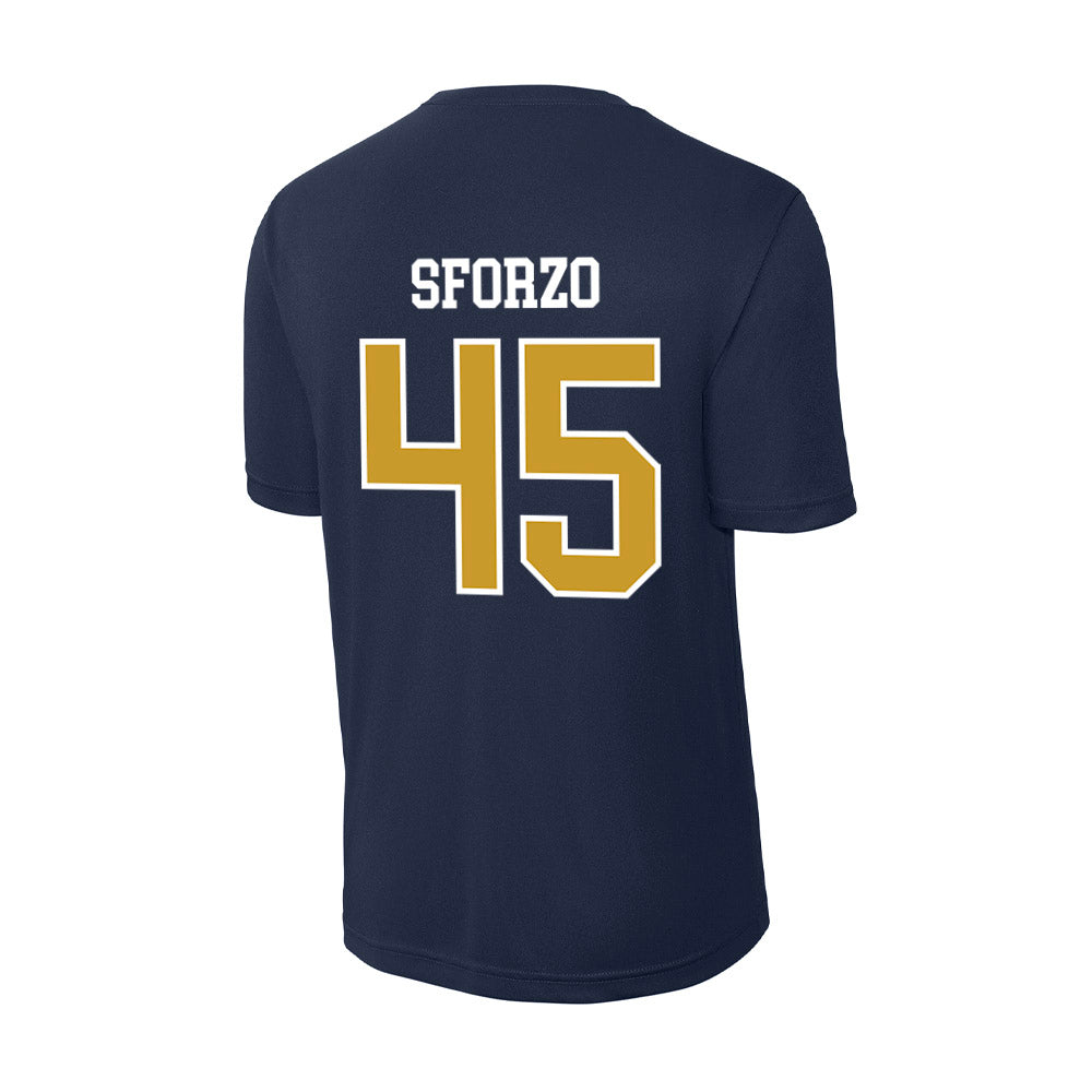 Notre Dame - NCAA Men's Lacrosse : Ryan Sforzo - Activewear T-Shirt-1