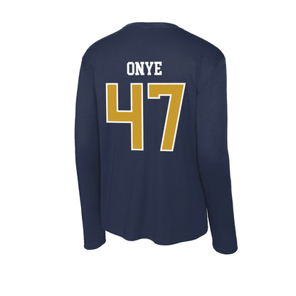 Notre Dame - NCAA Football : Jason Onye - Activewear Long Sleeve T-Shirt-1