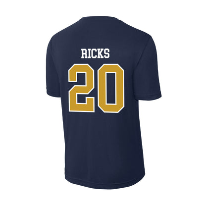 Notre Dame - NCAA Baseball : Caleb Ricks - Activewear T-Shirt-1