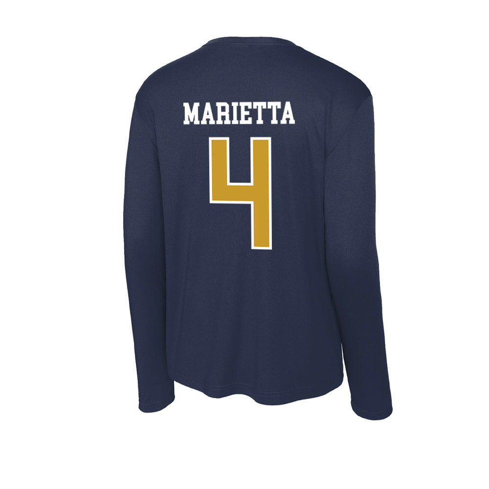 Notre Dame - NCAA Softball : Ashley Marietta - Activewear Long Sleeve T-Shirt-1