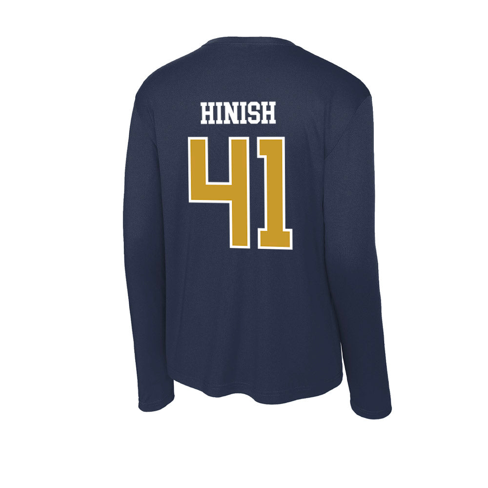 Notre Dame - NCAA Football : Donovan Hinish - Activewear Long Sleeve T-Shirt-1