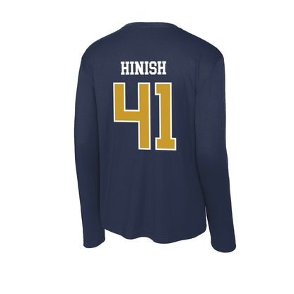 Notre Dame - NCAA Football : Donovan Hinish - Activewear Long Sleeve T-Shirt-1