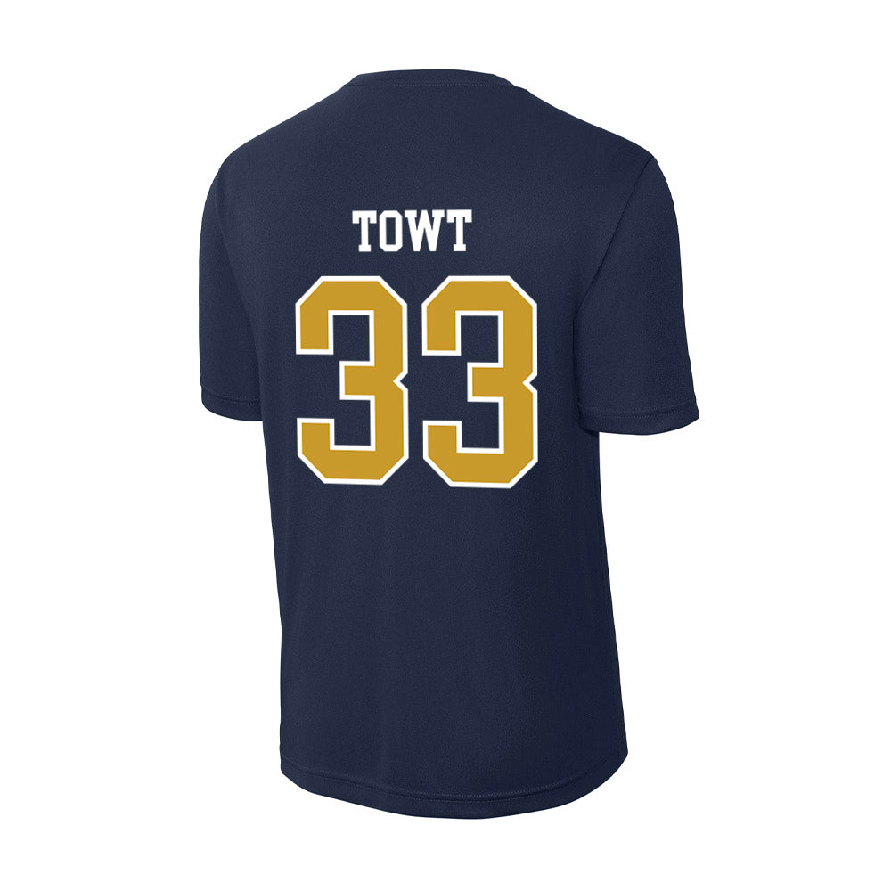 Notre Dame - NCAA Men's Basketball : Carson Towt - Activewear T-Shirt-1