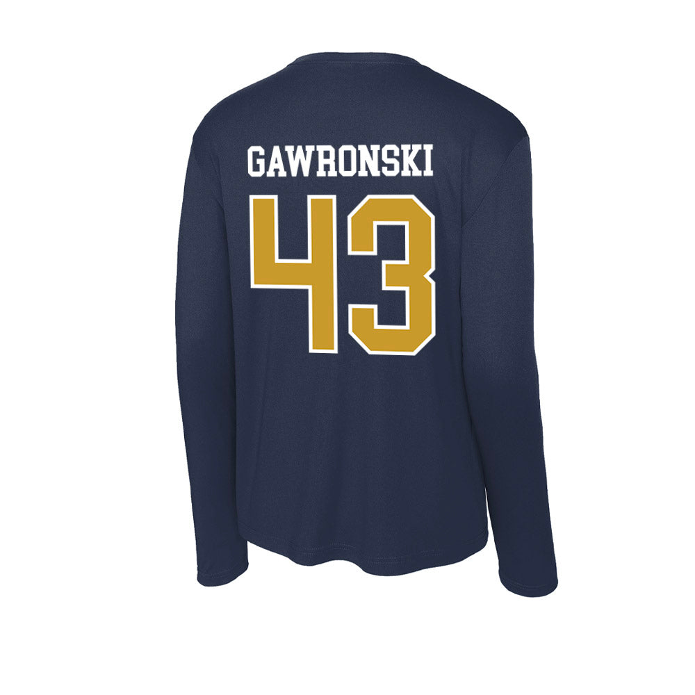 Notre Dame - NCAA Women's Lacrosse : Avery Gawronski - Activewear Long Sleeve T-Shirt-1