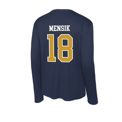Notre Dame - NCAA Women's Soccer : Berkley Mensik - Activewear Long Sleeve T-Shirt-1