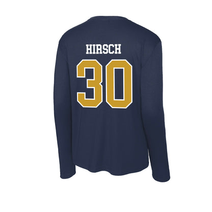 Notre Dame - NCAA Baseball : Xavier Hirsch - Activewear Long Sleeve T-Shirt-1