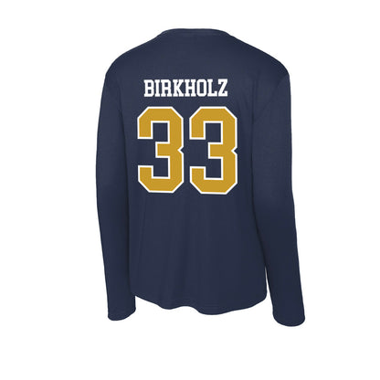Notre Dame - NCAA Baseball : Radek Birkholz - Activewear Long Sleeve T-Shirt-1