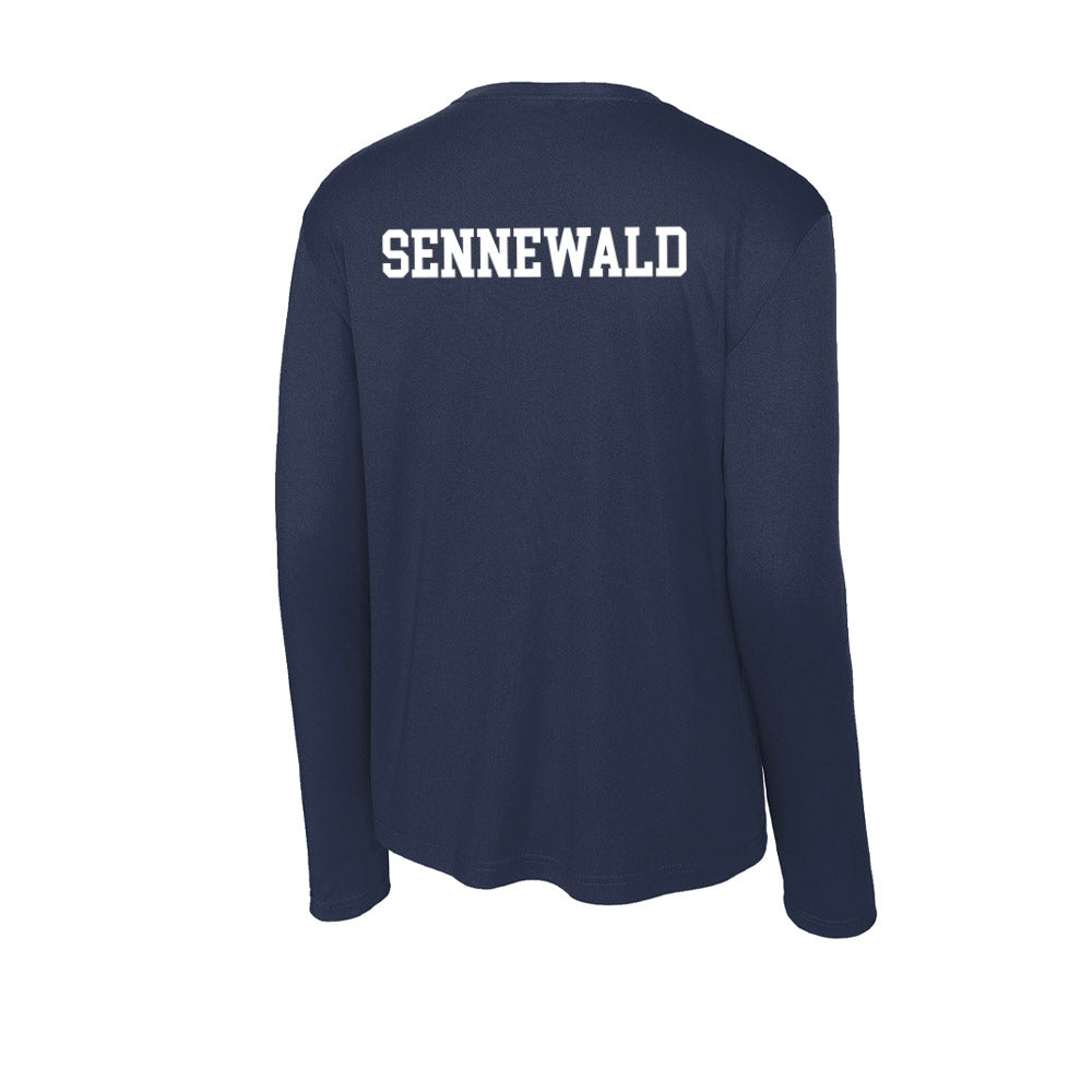 Notre Dame - NCAA Men's Fencing : James Sennewald - Activewear Long Sleeve T-Shirt-1
