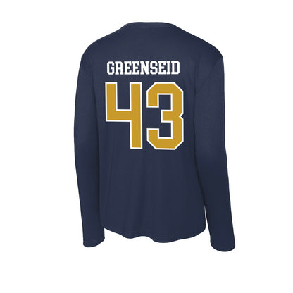 Notre Dame - NCAA Baseball : Noah Greenseid - Activewear Long Sleeve T-Shirt-1