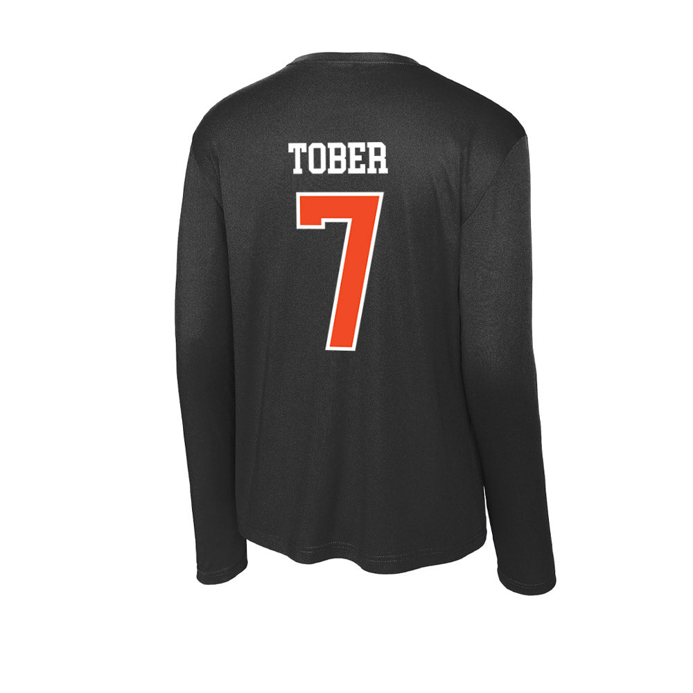 Virginia - NCAA Softball : Hannah Tober - Activewear Long Sleeve T-Shirt-1