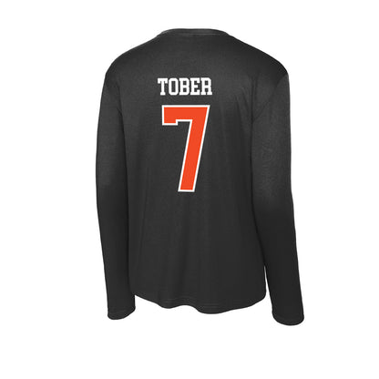 Virginia - NCAA Softball : Hannah Tober - Activewear Long Sleeve T-Shirt-1
