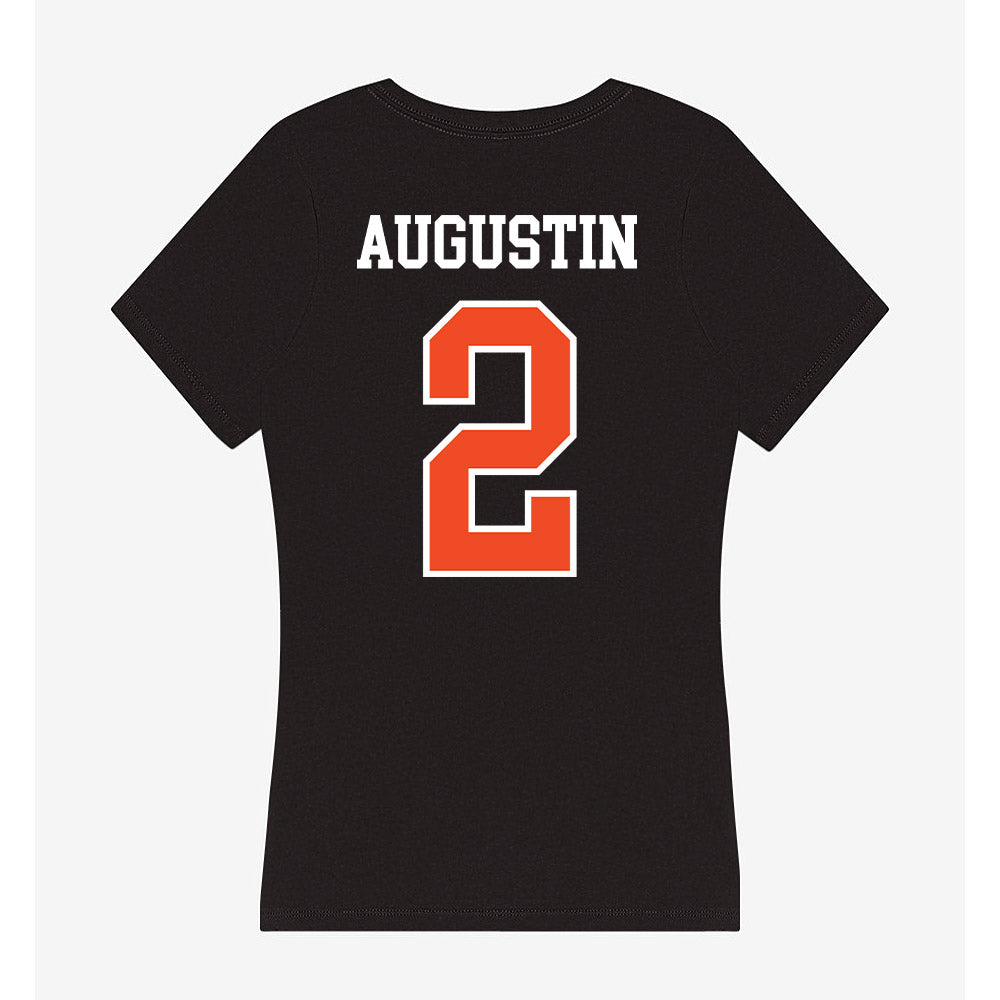 Virginia - NCAA Baseball : Matt Augustin - Women's V-Neck T-Shirt-1