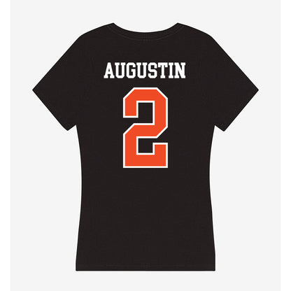 Virginia - NCAA Baseball : Matt Augustin - Women's V-Neck T-Shirt-1